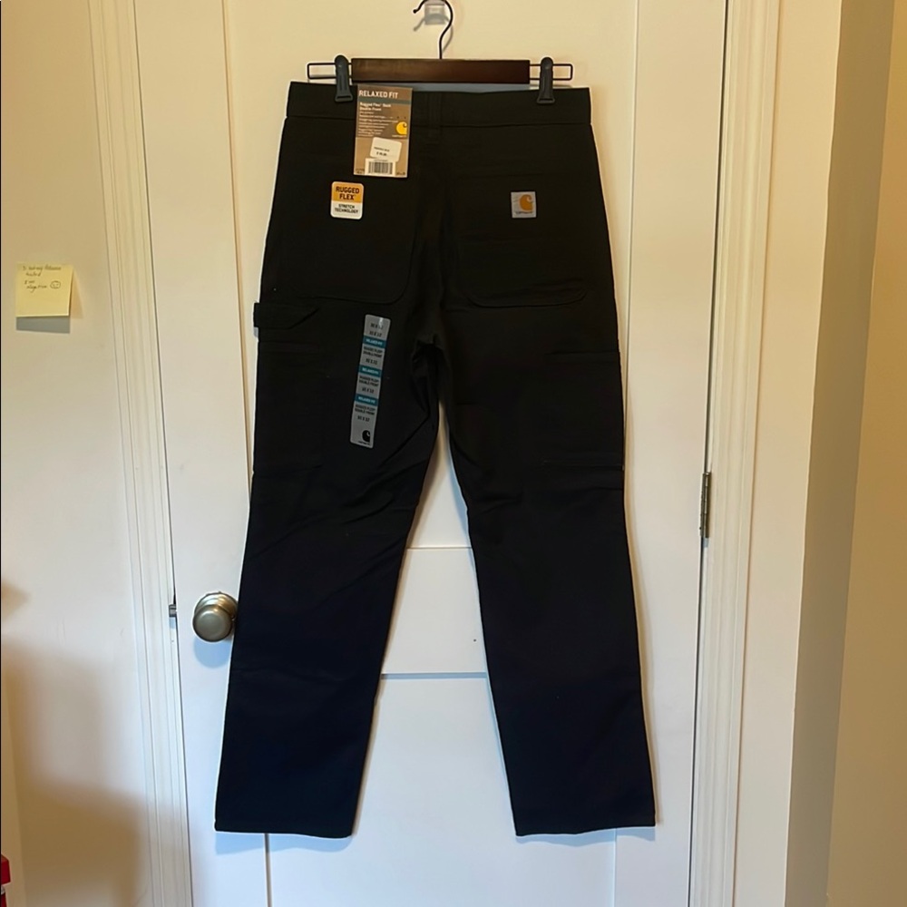 Carhartt Men's Black Cargo Pants-New with tags